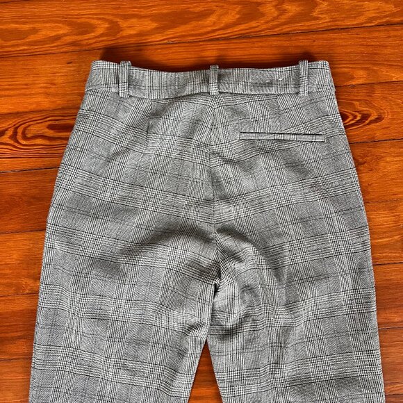 H&M Cropped Ankle Houndstooth Patterned Work Pants SIZE 0 - Picture 4 of 4